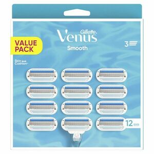 GILLETTE VENUS Smooth náhradné hlavice 12 ks vyobraziť