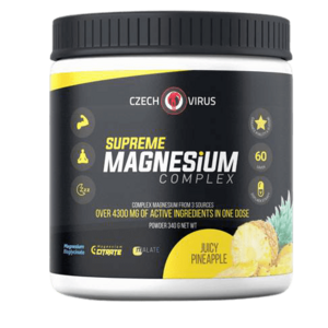 CZECH VIRUS Supreme Magnesium Complex, šťavnatý ananás 340 g vyobraziť