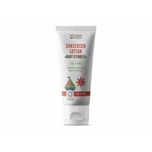 WOODEN SPOON Opaľovacie telové mlieko Baby & Family SPF50, 100 ml vyobraziť