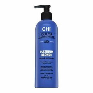 CHI Color Illuminate Platinum Blonde Purple Shampoo rozjasňujúci šampón pre platinovo blond a šedivé vlasy 355 ml vyobraziť