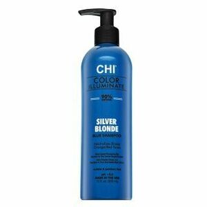 CHI Color Illuminate Silver Blonde Blue Shampoo tónovací šampon pre platinovo blond a šedivé vlasy 355 ml vyobraziť