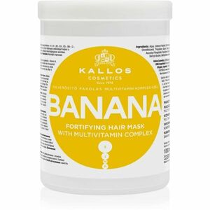 Kallos KJMN Professional Banana posilujúca maska s multivitamínovým komplexom 1000 ml vyobraziť