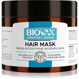 L’biotica Biovax Keratin & Silk regeneračná maska pre hrubé vlasy 250 ml vyobraziť