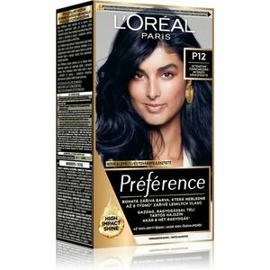 L’Oréal Paris Préférence farba na vlasy odtieň P12 Intense Cool Black 1 ks vyobraziť