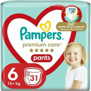 Pampers Premium Care Pants Extra Large Size 6 jednorazové plienkové nohavičky 15+ kg 31 ks vyobraziť