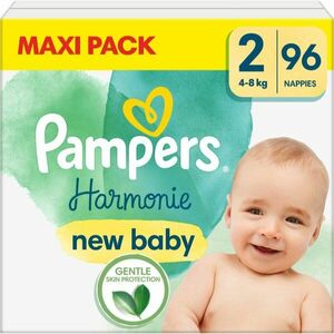 Pampers Harmonie Size 2 jednorazové plienky 4-8 kg 96 ks vyobraziť