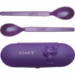 Hipp Spoons Set jedálenská súprava Purple(na cesty) vyobraziť