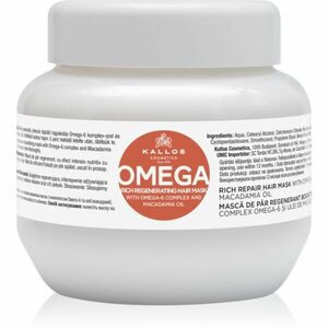 Kallos KJMN Professional Omega vyživujúca maska na vlasy s omega-6 komplexom a makadamia olejom 275 ml vyobraziť