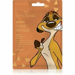 Mad Beauty Lion King Timon plátenná maska pre intenzívnu hydratáciu 25 ml vyobraziť