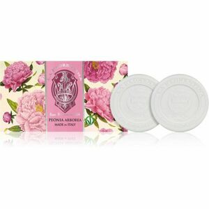 La Florentina Arboreal Peony Sculpted Soap Set prírodné tuhé mydlo pivónia 2x115 g vyobraziť