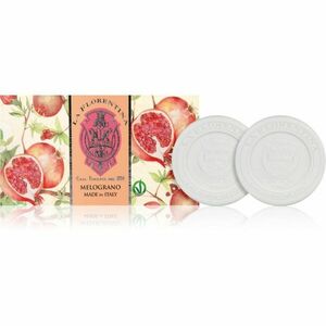 La Florentina Pomegranate Sculpted Soap prírodné tuhé mydlo 2x115 g vyobraziť