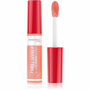 Rimmel Thrill Seeker Glassy Gloss lesk na pery pre väčší objem odtieň 250 Peachy Vibes 10 ml vyobraziť