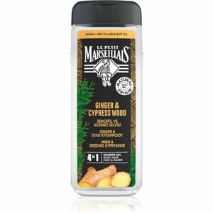 Le Petit Marseillais Ginger & Cypress Wood sprchový gél 4 v 1 pre mužov 400 ml vyobraziť