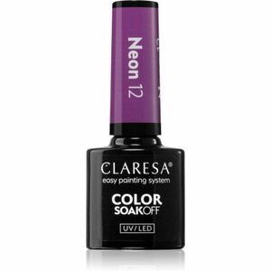 Claresa SoakOff UV/LED Color Neon gélový lak na nechty odtieň 12 5 g vyobraziť