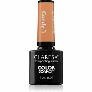 Claresa SoakOff UV/LED Color Candy gélový lak na nechty odtieň 3 5 g vyobraziť