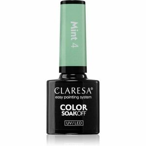 Claresa SoakOff UV/LED Color Mint gélový lak na nechty odtieň 4 5 g vyobraziť