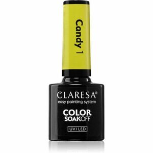 Claresa SoakOff UV/LED Color Candy gélový lak na nechty odtieň 1 5 g vyobraziť