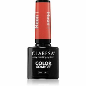 Claresa SoakOff UV/LED Color Neon gélový lak na nechty odtieň 1 5 g vyobraziť