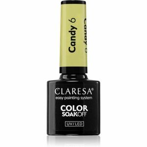 Claresa SoakOff UV/LED Color Candy gélový lak na nechty odtieň 6 5 g vyobraziť