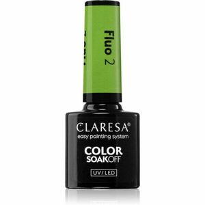 Claresa SoakOff UV/LED Color Fluo gélový lak na nechty odtieň 2 5 g vyobraziť