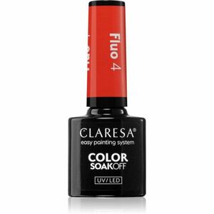 Claresa SoakOff UV/LED Color Fluo gélový lak na nechty odtieň 4 5 g vyobraziť