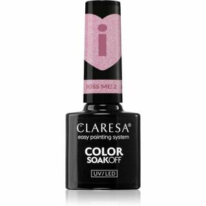 Claresa SoakOff UV/LED Color Kiss Me gélový lak na nechty odtieň 2 5 g vyobraziť