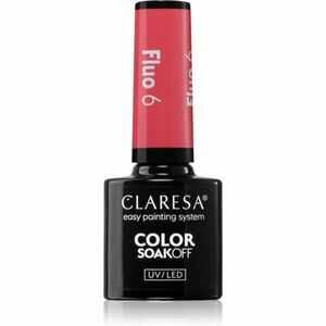 Claresa SoakOff UV/LED Color Fluo gélový lak na nechty odtieň 6 5 g vyobraziť