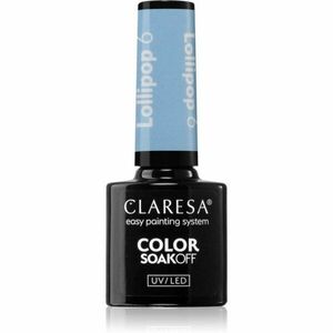 Claresa SoakOff UV/LED Color Lollipop gélový lak na nechty odtieň 6 5 g vyobraziť