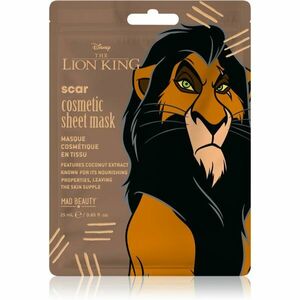 Mad Beauty Lion King Scar hydratačná plátienková maska 25 ml vyobraziť