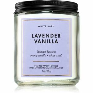 Bath & Body Works Lavender Vanilla vonná sviečka 198 g vyobraziť