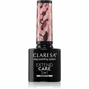 Claresa Extend Care 5 in 1 Keratin podkladový lak pre gélové nechty s vyživujúcim účinkom odtieň #1 5 g vyobraziť