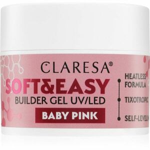 Claresa Soft&Easy Builder Gel podkladový gél na nechty odtieň Baby Pink 12 g vyobraziť