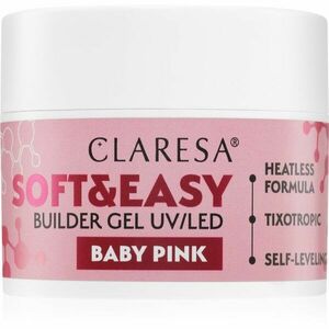 Claresa Soft&Easy Builder Gel podkladový gél na nechty odtieň Baby Pink 45 g vyobraziť