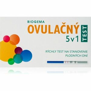 Biogema Ovulačný test 5 v 1 ovulačný test 1 ks vyobraziť