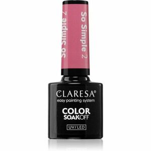 Claresa SoakOff UV/LED Color So Simple gélový lak na nechty odtieň 2 5 g vyobraziť