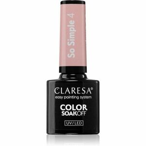 Claresa SoakOff UV/LED Color So Simple gélový lak na nechty odtieň 4 5 g vyobraziť