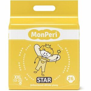 MonPeri Star Star XXL jednorazové plienky 13-25 kg 26 ks vyobraziť