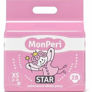 MonPeri Star Size XS jednorazové plienky 2-4 kg 28 ks vyobraziť