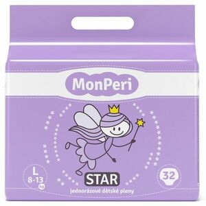 MonPeri Star Size L jednorazové plienky 8-13 kg 32 kg vyobraziť