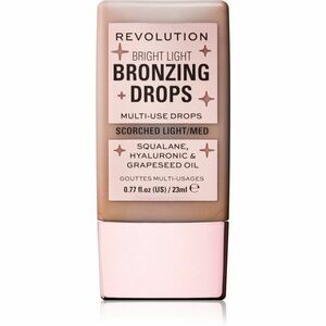 Makeup Revolution Bright Light Bronzing Drops tekutý bronzer odtieň Bronze Scorched 23 ml vyobraziť