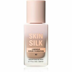 Makeup Revolution Skin Silk Serum Foundation ľahký make-up s rozjasňujúcim účinkom odtieň F7 23 ml vyobraziť