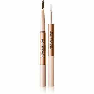 Makeup Revolution Fluffy Brow Filter Duo obojstranná ceruzka na obočie pre fixáciu a tvar odtieň Blonde 0.12 g vyobraziť