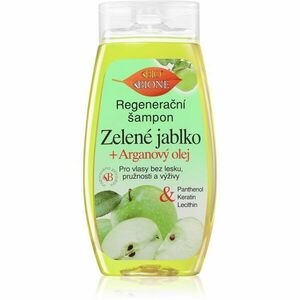 Bione Cosmetics Green Apple + Argan Oil regeneračný šampón 260 ml vyobraziť