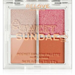 Revolution Relove Pocket Palette paletka očných tieňov odtieň Sweet Sundae 4x0.72 g vyobraziť