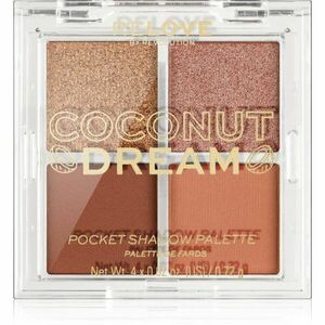 Revolution Relove Pocket Palette paletka očných tieňov odtieň Coconut Dream 4x0.72 g vyobraziť