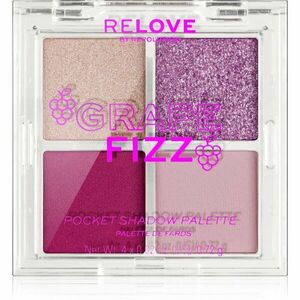 Revolution Relove Pocket Palette paletka očných tieňov odtieň Grape Fizz 4x0.72 g vyobraziť