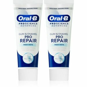 Oral B Gum & Enamel Repair Gentle Whitening jemná bieliaca zubná pasta 2x75 ml vyobraziť