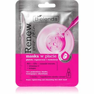 Bielenda Renew Your Skin plátenná maska s regeneračným účinkom 18 g vyobraziť