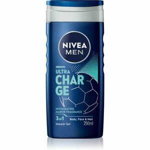 NIVEA MEN Ultra Charge energizujúci sprchový gél 3v1 250 ml vyobraziť