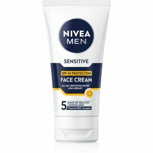 NIVEA MEN Sensitive ochranný krém pre mužov SPF 15 75 ml vyobraziť